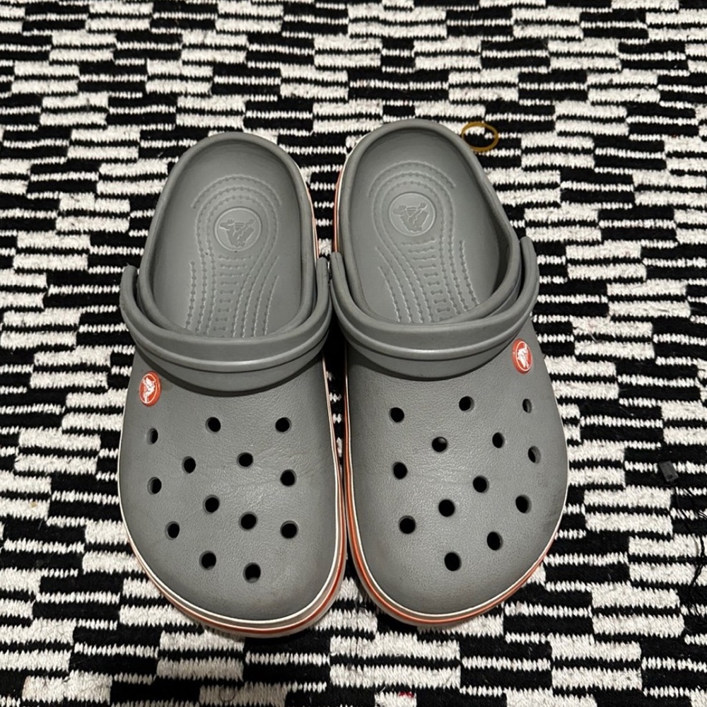 Grey crocs